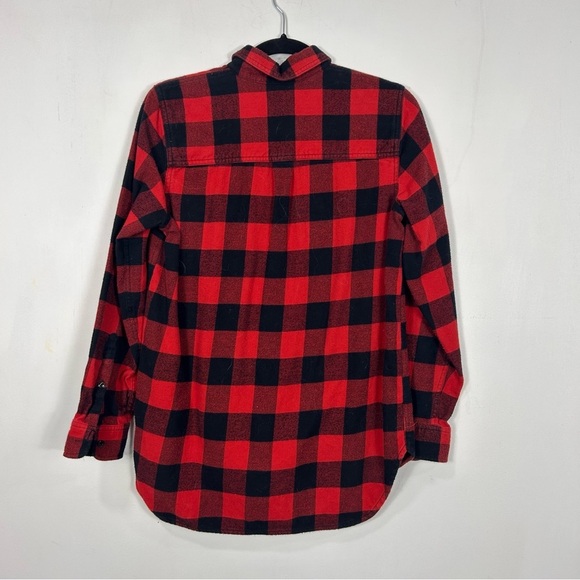 MADEWELL black and red lumberjack flannel M15 - Picture 4 of 9